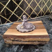 دکوری چوبی جاعودی و جا شمعی