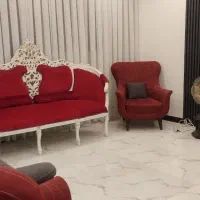 مبل سه نفره استیل بسیار شیک و خاص کاملا سالم|مبلمان خانگی و میز عسلی|مشهد, حجاب (شهرک غرب)|دیوار