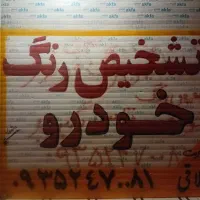 خدمات خودرو تشخیص رنگ