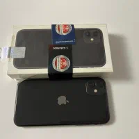 گوشی ایفون ۱۱مشکی۸۰٪پک اصلی