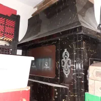 بخاری مروارید سوز طرح شومینه