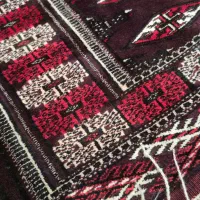 * قالیچه دستباف قدیمی ترکمن **