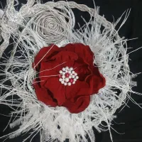 گل مجلسی لباس، گلسر|لباس|باسمنج, |دیوار