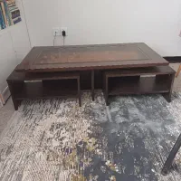 میز جلومبلی و چهار عسلی|مبلمان خانگی و میز عسلی|قم, دورشهر|دیوار