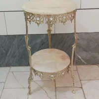 میز تلفن دو طبقه برنز میز برنجی|میز تلفن|اراک, |دیوار