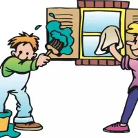 نظافتچی منزل هستم . آقا هستم .