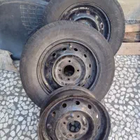 لاستیک پژویی و رینگ پیکانی