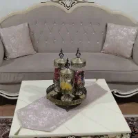 رو میزی ۳ تیکه و کاور کوسن ست