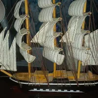 ماکت کشتی|مجسمه، تندیس، ماکت|مهاجران, |دیوار