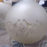 دو عدد لوستر سه شاخه چوبی