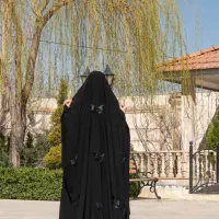 چادر مشکی عربی، ملی و دانشجویی با پارچه کره‌ای اصل