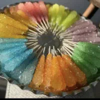 قندونبات چوبی رنگی