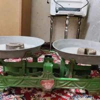 ترازو کفه ای ۲۰ کیلویی با چند کیلو سنگ