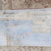 فرش ماشینی 6 متری کرم.مشکی قرمزتمیزوسالم|فرش|پرند, فاز ۶|دیوار