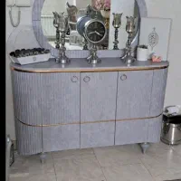 آینه و کنسول به همراه میز تلویزیون