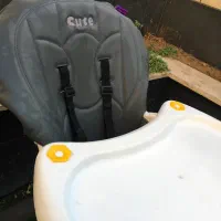 صندلی غذا کودک دلیجان کیوت پلاس در حد نو|تخت و صندلی بچه|کاشان, فین بزرگ|دیوار