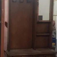 چوب لباسی همراه با آینه و جاکفشی
