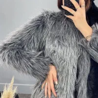 پالتو خز طوسی