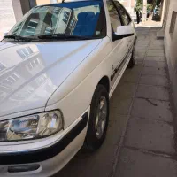 پژو پارس سفید عتیقه مدل 88 بدون رنگ بدون خط و خش