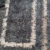 فرش شگی پرز بلند چرم و سه تا پادری