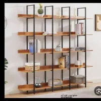 استند و شلف کتابخانه|کتابخانه، شلف، قفسه‌های دیواری|شیراز, بید زرد|دیوار