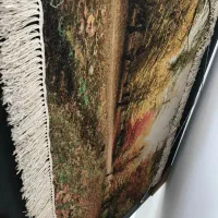 تابلو فرش ابریشم طرح طبیعت|تابلو فرش|شیراز, قدوسی شرقی|دیوار