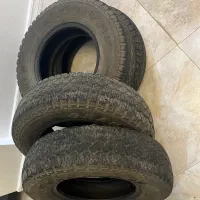 چهار حلقه لاستیک دانلوپ ژاپن نیسان پیکاپ|قطعات یدکی و لوازم جانبی|نوشهر, |دیوار