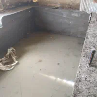 سقف کامپوزیت قالب بندفلز استخرآرماتوربنددیواربرشی