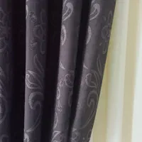 پرده حریر و مخمل طرح دار (حراج واقعی فقط ۳۷۰۰)|پرده، رانر، رومیزی|اصفهان, رزمندگان|دیوار