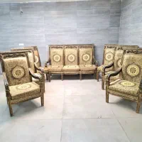 مبل کتیبه ۹ نفره چوب راش|مبلمان اداری|اصفهان, جلالیه|دیوار