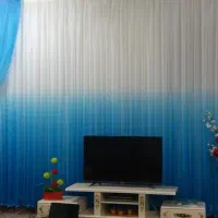 پرده برای پنجره چهار متری
