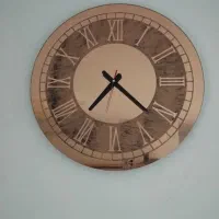 ساعت دیواری تمام آینه وینتیج موتور بدون صدا