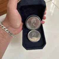 سکه ۱۰ و ۵ دلاری تمام نقره