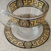 یک دست فنجان نعلبکی ورساچه خارجی