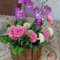 سه عدد سبد گل