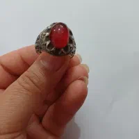 انگشتر نقره سنگ عقیق|جواهرات|مراغه, |دیوار