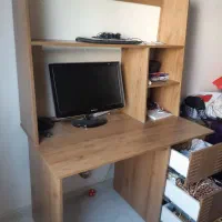 میز مطالعه بهمراه کتابخانه|میز تحریر و کامپیوتر|شیراز, ارم|دیوار