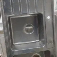 سینک دو لگن استیل