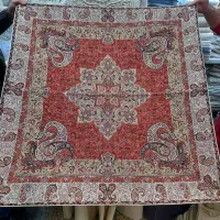 رومیزی ترمه سنتی یک متردر یک متر عمده وتک