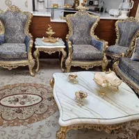 مبلمان نه نفره دو رو منبت کاری|مبلمان خانگی و میز عسلی|تهران, امامت|دیوار