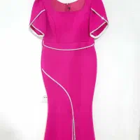 لباس مجلسی زنانه سرخابی