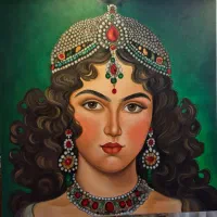 تابلوی شاهدخت دختر ایرانی