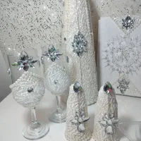 ست بله برون وعقد|صنایع دستی و سایر لوازم تزئینی|کازرون, |دیوار