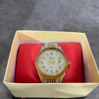 ساعت فول نگین رولکس دیت جاست با اعدا فارسی