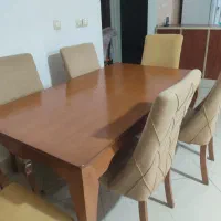 میز ناهار خوری ومبل هفت نفره