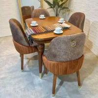 آگهی تولیدی زیبا چوب نهارخوری میز نهار خوری مبل۶۶