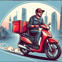 مشارکت در همکاری پیک موتوری