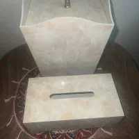 ست جا دستمالی و سطل زباله یو پی وی سی