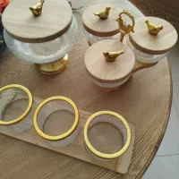 ظروف چوبی مدل ترک|ظروف سرو و پذیرایی|اصفهان, سروستان|دیوار