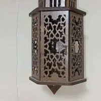 جا شمعی آویز چوبی|مجسمه، تندیس، ماکت|تهران, شمیران‌نو|دیوار